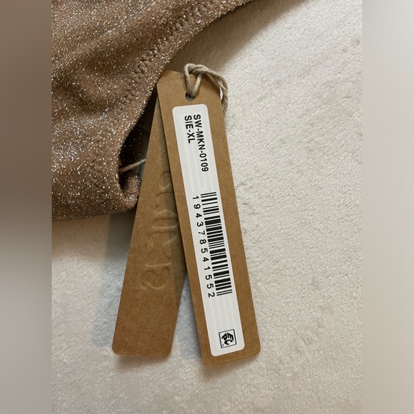 NWT Skims Glitter Swimsuit Monokini Sienna Size XL - Picture 8 of 10